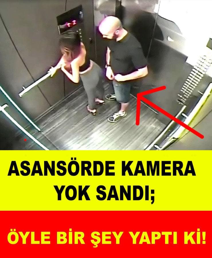 ASANSÖRDE KAMERA YOK SANDI. ÖYLE BİR ŞEY YAPTI Kİ GÖZLERİNİZE İNANAMAYACAKSINIZ .!!