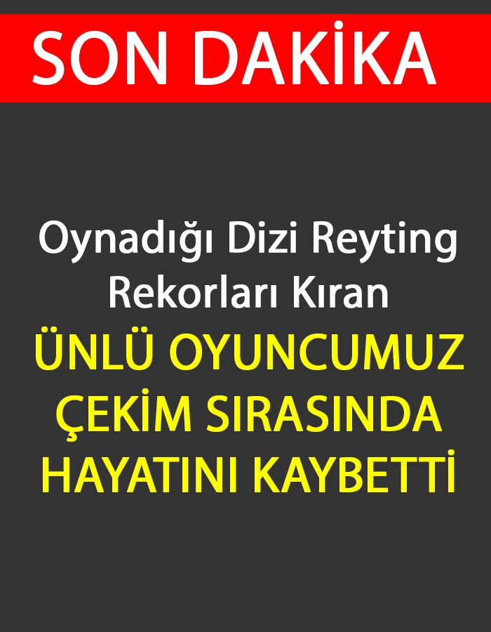 SON DAKİKA! Ünlü Oyuncu Kanserden Hayatını Kaybetti